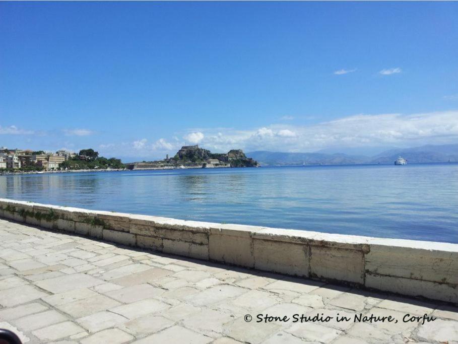 Stone Studio In Nature With View To Corfu Town! Evropouloi Екстер'єр фото