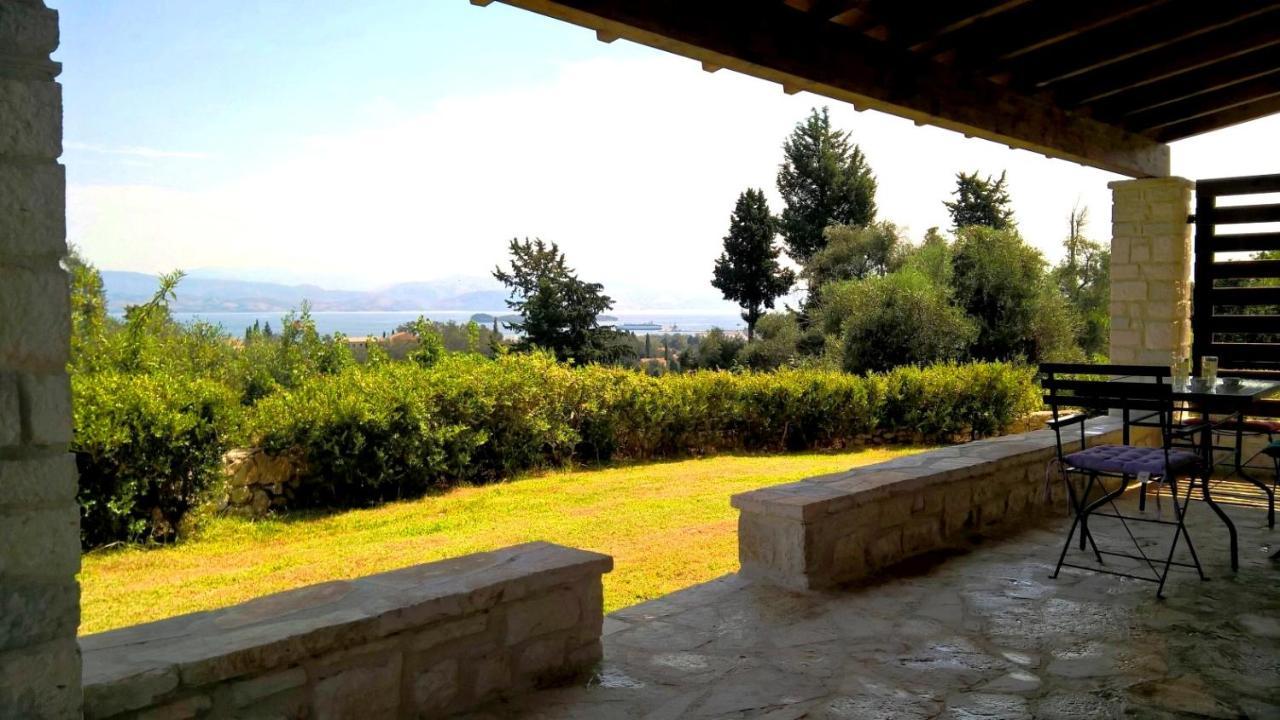 Stone Studio In Nature With View To Corfu Town! Evropouloi Екстер'єр фото